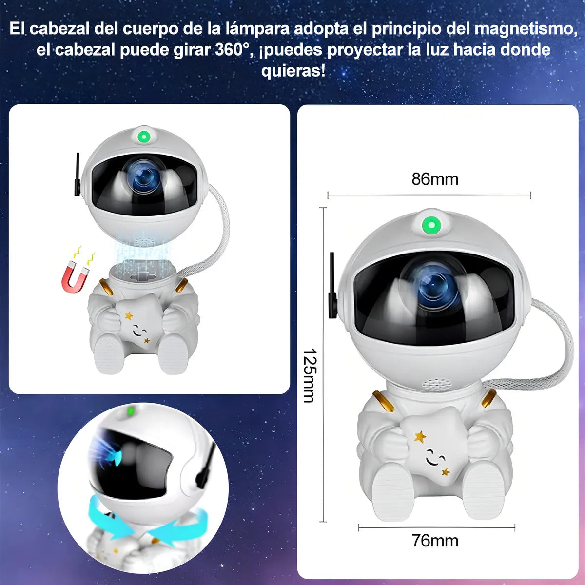 ASTRONAUTA SENDADO LED